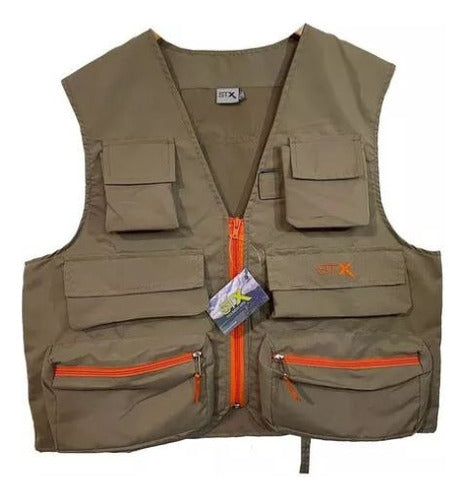 Fishing Vest STX Basic Khaki 0