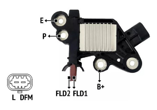 Bosch Voltage Regulator Alternator Type RNB 220776 0