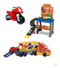 Soft Play Area 3.6 Playpen + Truck + Workstation + Motorcycle by Vegui 0