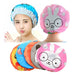 Waterproof Plastic Hair Care Shower Cap 9