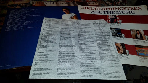 Bruce Springsteen Born In The Usa Lp Con Insert Europe 1984 4