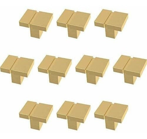 Franklin Brass Tiradores Dorados Asimetricos De 32mm Pack X 10u 2