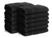 LeviBlanc Toalla Peluquería 100% Algodón 44x70 Cm Negra Pack X5 0