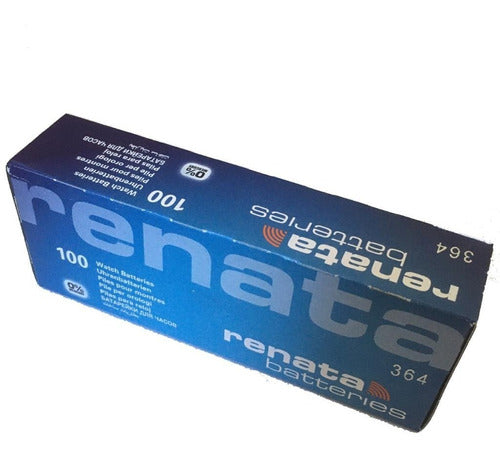 Renata Silver Oxide Batteries 364 - Box of 100 Units 1