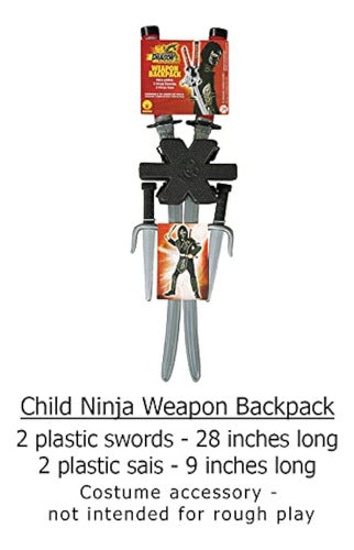 Rubie's Dragon Ninja Weapon Set, One Size, Black 2