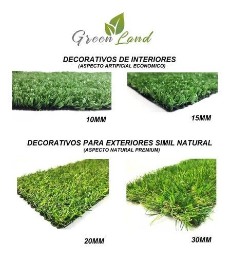 Greenland Garden Argentina Synthetic Grass Rug 2x1.5 - 15mm (3m2) 4