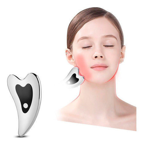 Gua Sha Vibradora USB Recargable - Masajes Faciales Gua Sha Electrica Arrugas Lineas Expresion 0