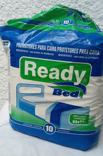 Lote 10 Protectores De Cama Ready Bed 65 X 77. 0