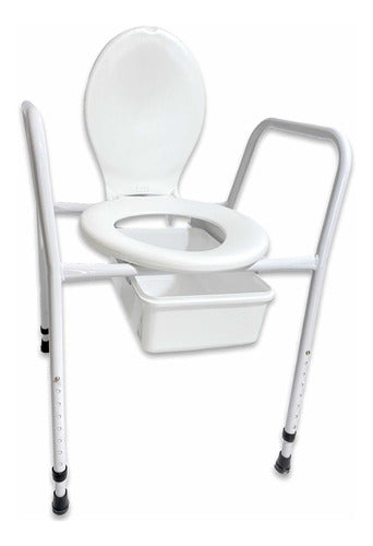 Elderly Toilet Riser + Portable Supplement Basket 5