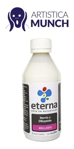 Eterna Acrylic Water-Based Gloss Varnish 250ml 1