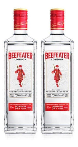 Beefeater Gin London Dry 700 Ml. Pack X2 0