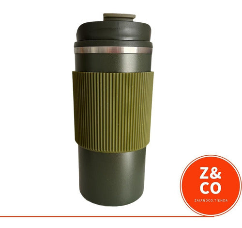 Stainless Steel Coffee Thermal Mug with Vacuum Chamber and Hermetic Lid 500ml 36