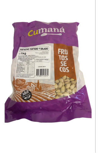 Roasted and Salted Pistachios Cumaná 1 Kg | Gluten-Free 0