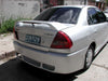 Mitsubishi Lancer 1999 Spoiler with Brake Light Installed and Painted 0