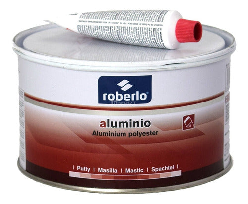 Roberlo Masilla Metálica Aluminio Solución Rápida Picaduras 1.6kg 0