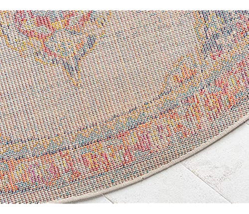 Unique Loom Penrose Collection - Alfombra Redonda Vintage Tr 4