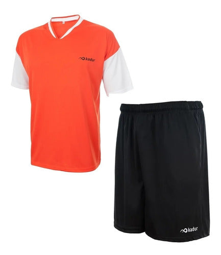 Kadur Men's Padel Combo T-Shirt + Shorts with Pockets 0