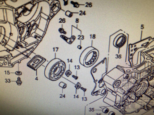 Honda CRF 250F Main Bearing Set (2-Pack) 3