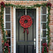 Christmas Ball Wreath Gnflus Red 33cm 4