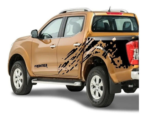 Galatea Designs Nissan Frontier Vinyl Decal Splash 1