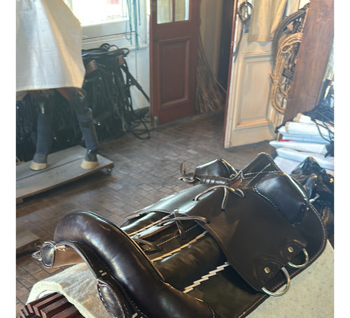 Handmade Leather Work Horse Collar by El Moro Saddlery Factory 9