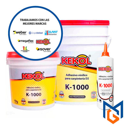 Kekol K1000 Vinyl Adhesive Carpintero 500gr Pack X 6 7