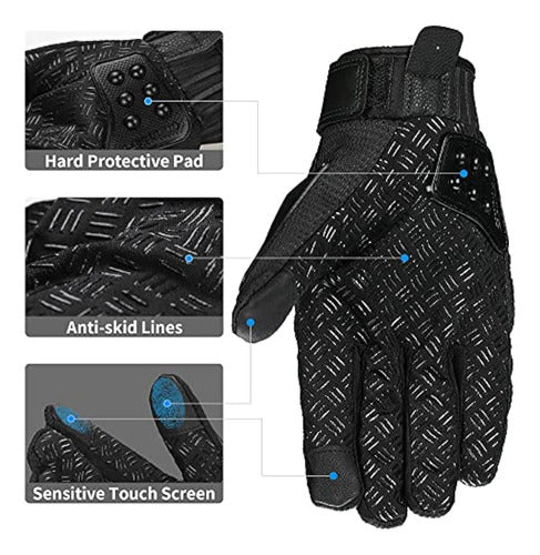 Ilm - Guantes De Carreras Con Aleación De Acero 2