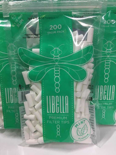 Libella Slim Menthol Filters x 200 units x 3 0