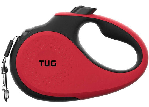 TUG Correa Retractil Para Pasear Perros Tug 360° Rojo Small 0