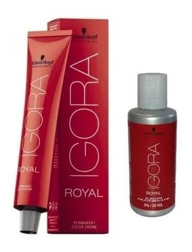 Schwarzkopf Professional Igora Royal Kit 1 Tintura 60ml + 1 Oxidante 60ml 0