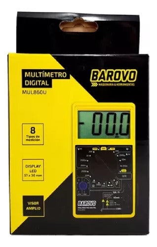 Barovo Digital Multimeter Tester Large Display School Buzzer 1