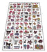 Sanrio 96 Planchas De Stickers Kuromi Cinnamoroll Melody 0