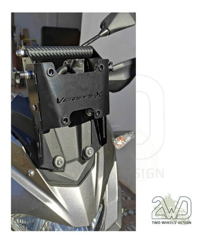 Kawasaki Versys300x Windshield Bracket with Bar and Deflectors Combo 3