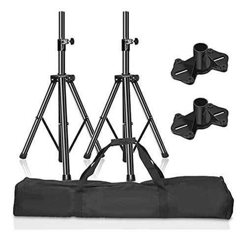 Emart Adjustable Height Speaker Stands 0