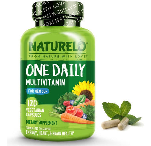 Naturelo | Multivitamin +50 | Immune Support | 120 Capsules 0