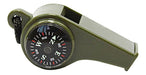 LYTIMPORTACIONES Olive Green Survival Whistle 3 in 1 Compass Thermometer 1