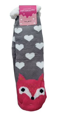 Winter Non-Slip Cozy Lamb Wool Socks x5 Pairs 0