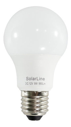 LED Lamp 9W E27 Standard Socket 12 Volts for Solar Power 0