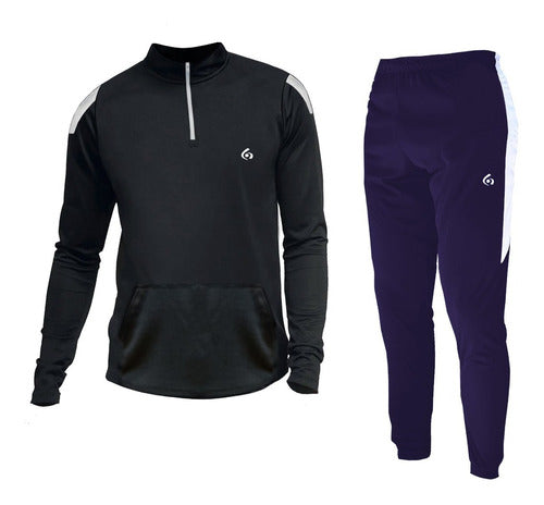 Men's GDO Take It Easy Sweatshirt and Jogger Pants Set - Ideal for Spring and Summer 7