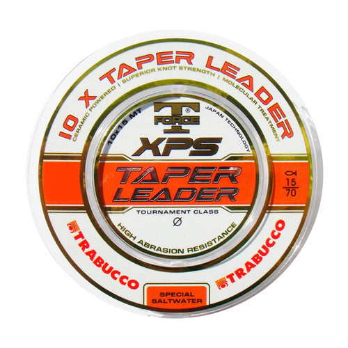 Trabucco Tanza Xps Taper Leader 0.20-0.57 10x15 Metros 0