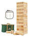 Apudarmis 60 Pcs Giant Tumble Tower, (apila Hasta 5 Pies) Ju 0