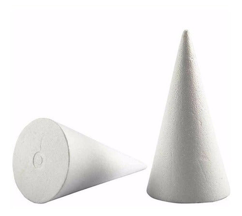 Small Styrofoam Cone 10x6cm Pack of 10 0