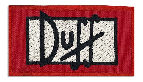 Parche Bordado 7 Cm Duff - Los Simpsons 0