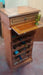 New Cherry and Paradise Wood Bar Furniture with Drawer - Susca 1