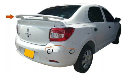 Renault Logan Trunk Spoiler Without Stop Light 0