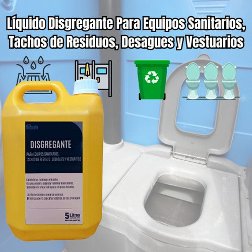 Horizonte Disaggregating Bactericide for Chemical Toilets 2x5L Factory Direct 1