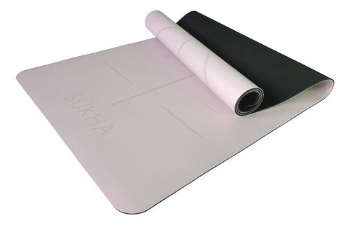 Sukha Yoga Mat Superior Alignment PU 5mm 21