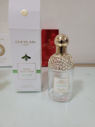 Lote Frascos Vacios Guerlain  Aqua Allegoria Caja Colección 2