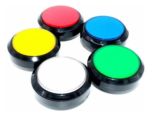 Candy-Ho 4x Arcade Button LED 100mm Backlit Colors 0