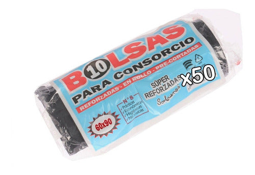 50 Super Reinforced Consorcio Bags Roll 60x90 Pack 0